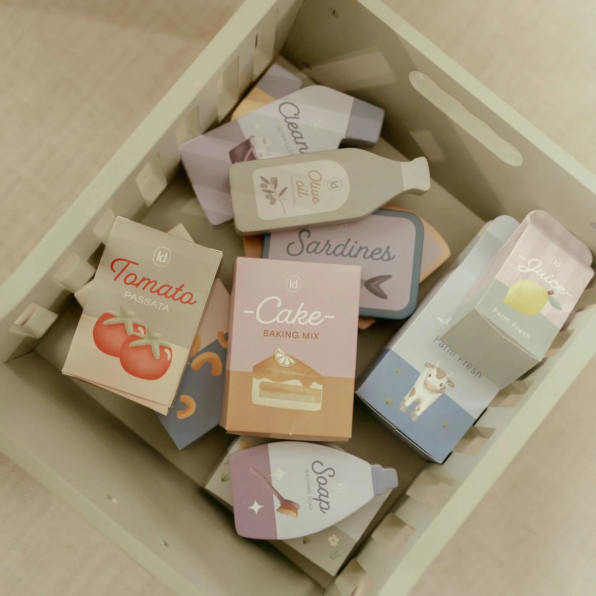 Carrello della spesa in legno - immagine 6