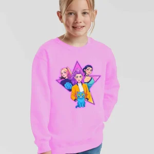 Huntrix K-pop Rumi Mira Zoei Sudadera