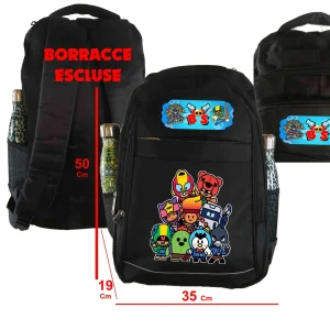 Zaino Scuola Brawl Corvo and friends Prime