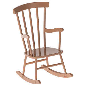 Sedia a dondolo rosa