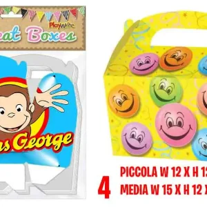 George and friend Scatola happy meal due misure disponibili