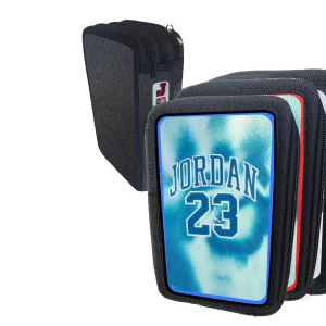 Astuccio Jordan Mauro portacolori 3 cerniere zip