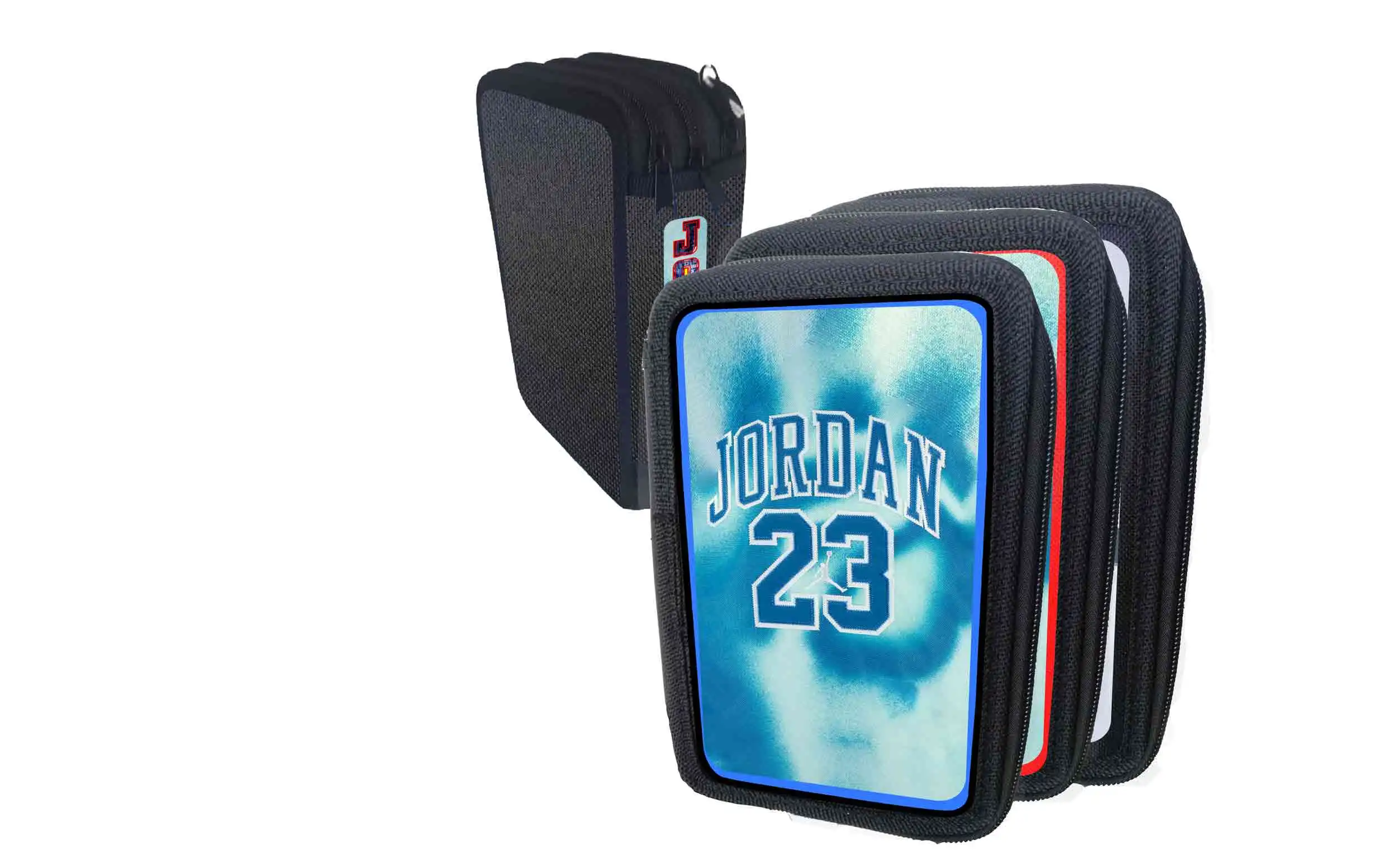 Astuccio Jordan Mauro portacolori 3 cerniere zip - immagine 2