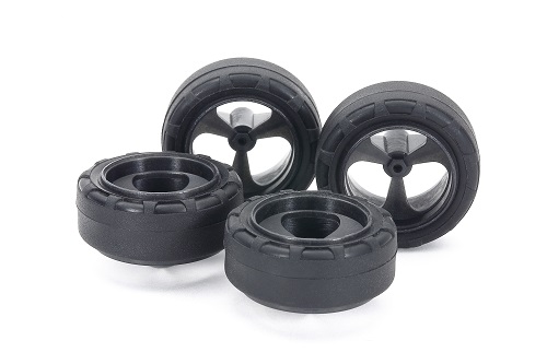 15541 GOMME PICCOLO DIAM. STRETTE 24mm + CERCHI CARBON - immagine 2