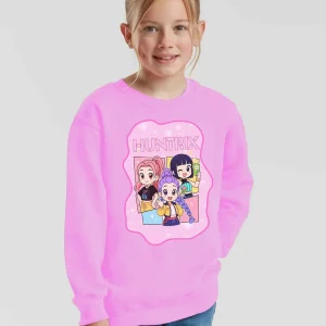 Huntrix K-pop Rumi Mira Zoei Felpa Pesante Invernale