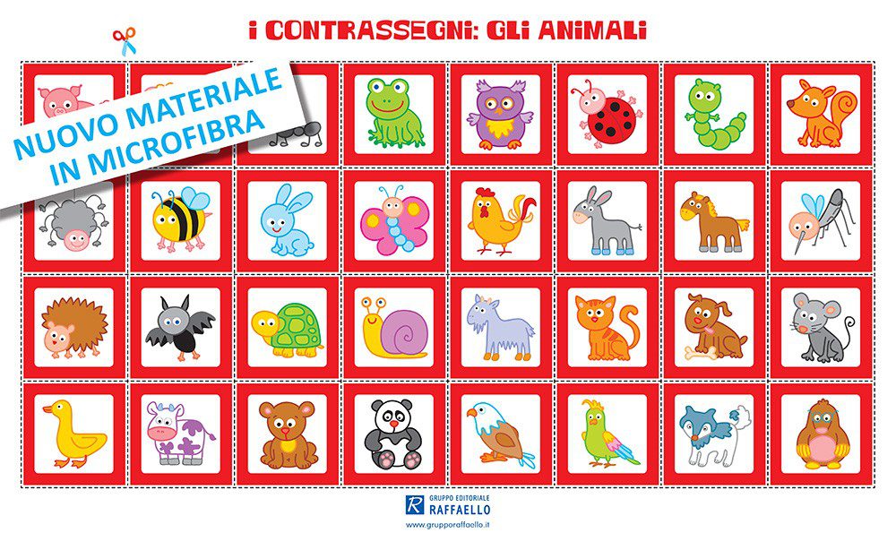 Contrassegni in microfibra