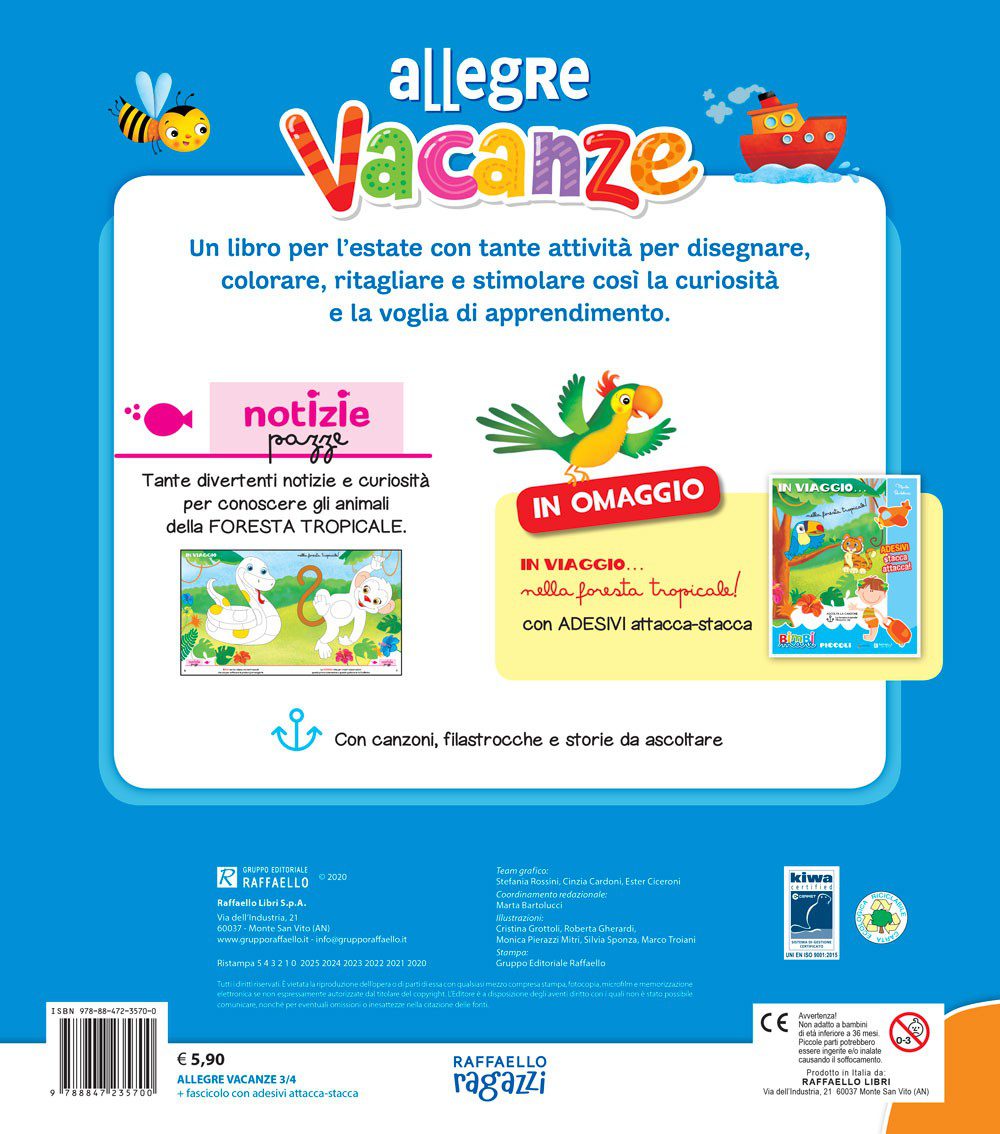 Allegre vacanze – 3/4 anni - immagine 3