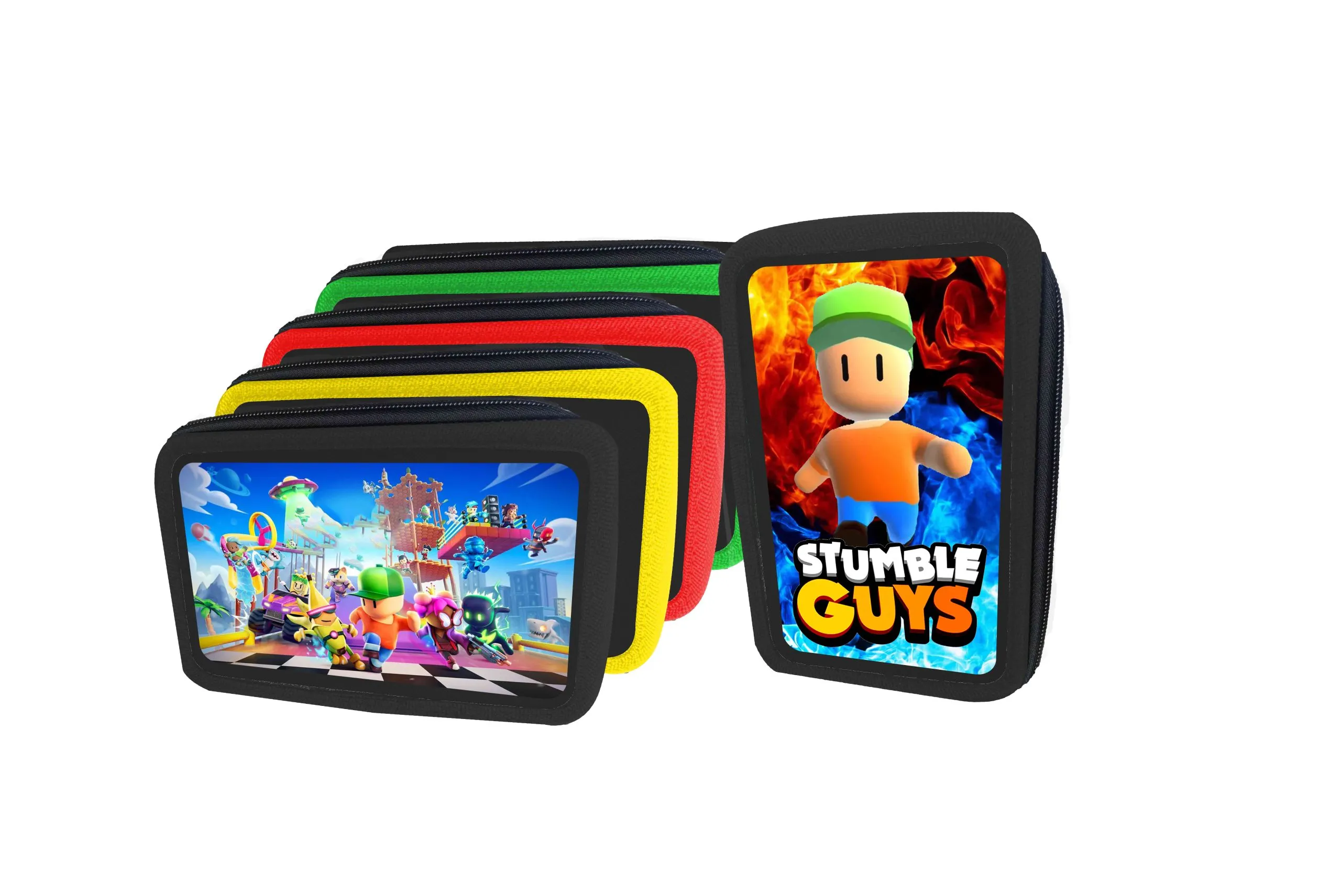 Astuccio Scuola Stumble portacolori 3 cerniere zip colore casuale