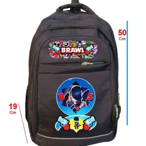 Brawl and friends Edgar Brawlers Zaino Scuola Malatigeniali