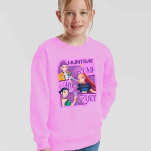 Huntrix K-pop Rumi Mira Zoei Felpa Pesante Invernale