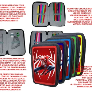 Astuccio scuola Spyderman 3 zip VUOTO