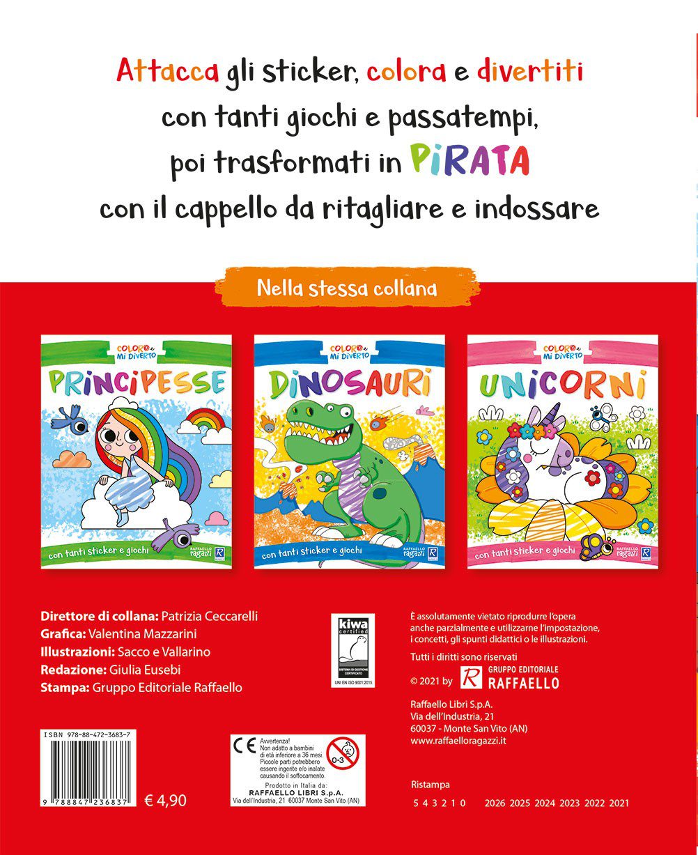 Coloro e mi diverto – Pirati - immagine 3