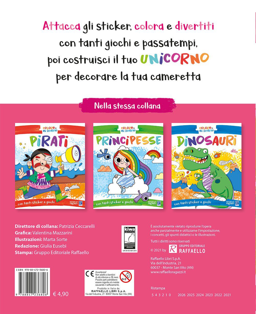 Coloro e mi diverto – Unicorni - immagine 3