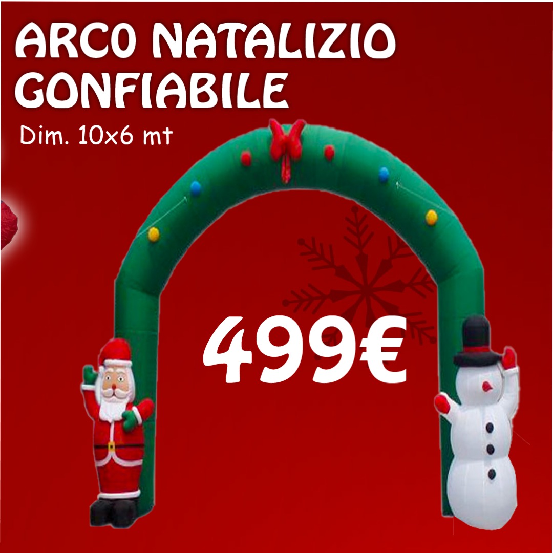 Arco natalizio gonfiabile - immagine 2