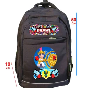 Brawl and friends Athena Piper Brawlers Zaino Scuola Malatigeniali