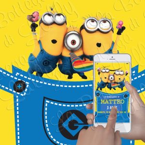 Minions – Invito Digitale WhatsApp