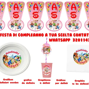 Tre porcellini kit Festa Compleanno