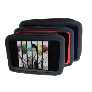 Astuccio scuola 3 zip Seirin Kōkō Vuoto Colore Casuale