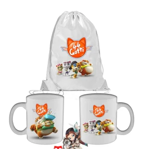 44 Gatti Tazza Colazione e Sacca