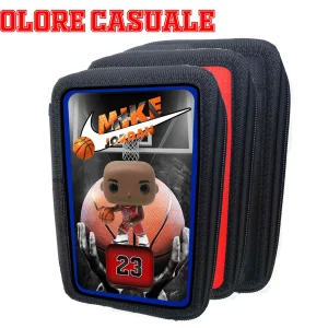 Jordan and friends Astuccio Scuola  portacolori 3 cerniere Vuoto