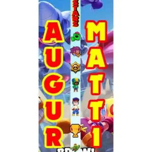 Brawl and friends Matita regalino fine festa Prodotto Personalizzato Custom Item