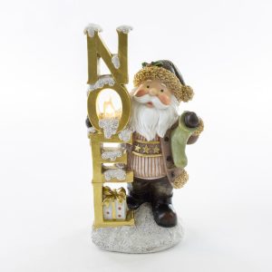 Babbo Natale con la scritta Noel