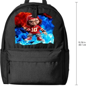 Zaino Classico/Casual/Scolastico, Nero