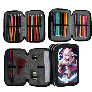 Astuccio scuola Completo 3 zip 18 colori