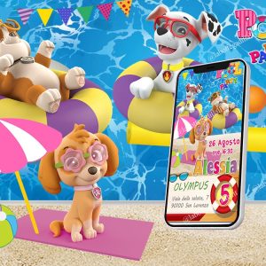 Paw Patrol – Invito Digitale WhatsApp