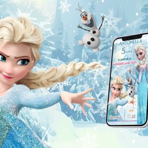 Frozen – Invito Digitale WhatsApp