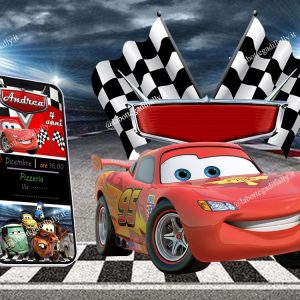 Cars – Invito Digitale WhatsApp