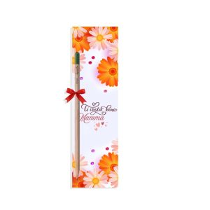 Segnalibro con Penna Piantabile