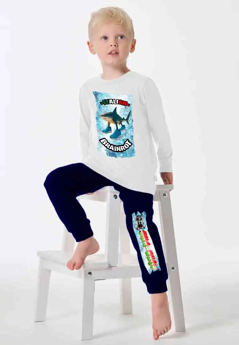 Brainrot Pigiama Bambino Brainrot Italian - immagine 2