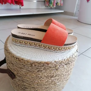 Sandalo donna arancio