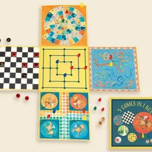 5 in 1 giochi in scatola