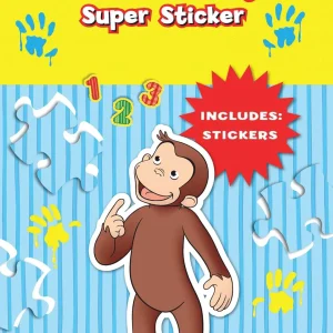 George Stickers Adesivi Divertenti misti 6 pcs Foglio