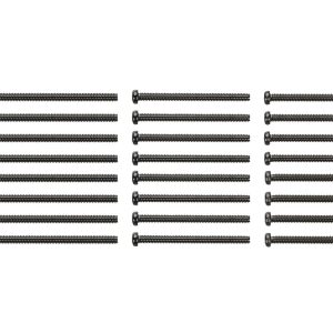 95434 set viti acciaio 15.20.25.30mm black