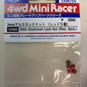 15493 Dadi autobloccanti in alluminio Rossi