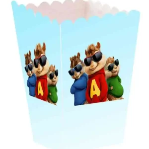 Alvin and Friends Scatole Popcorn/Patatine personalizzate