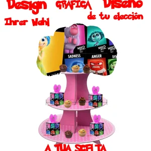 Inside and friends Alzatina Scenografica per Compleanno