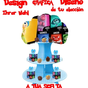 Inside and friends Alzatina Scenografica per Compleanno