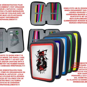 Astuccio scuola anime  3 zip VUOTO