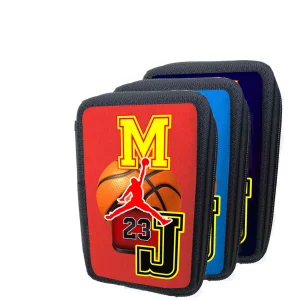 Astuccio jordan portacolori 3 cerniere zip240622 Vuoto Colore Casuale