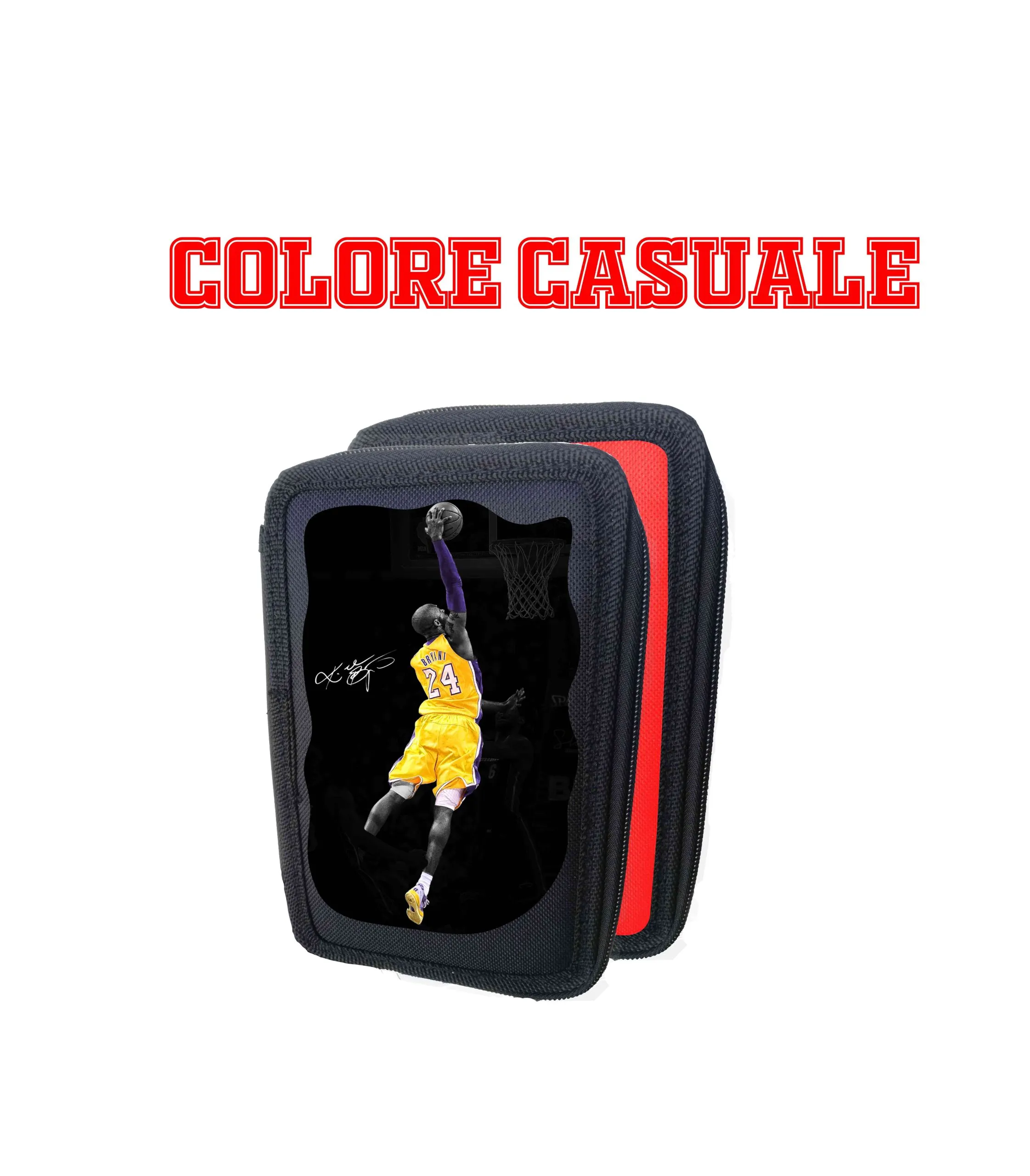 Astuccio 3 zip Bryant portacolori Vuoto Colore Casuale 0909 2028 - immagine 2