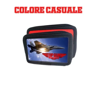 Top Gun Astuccio 3 zip portacolori  Vuoto Colore Casuale