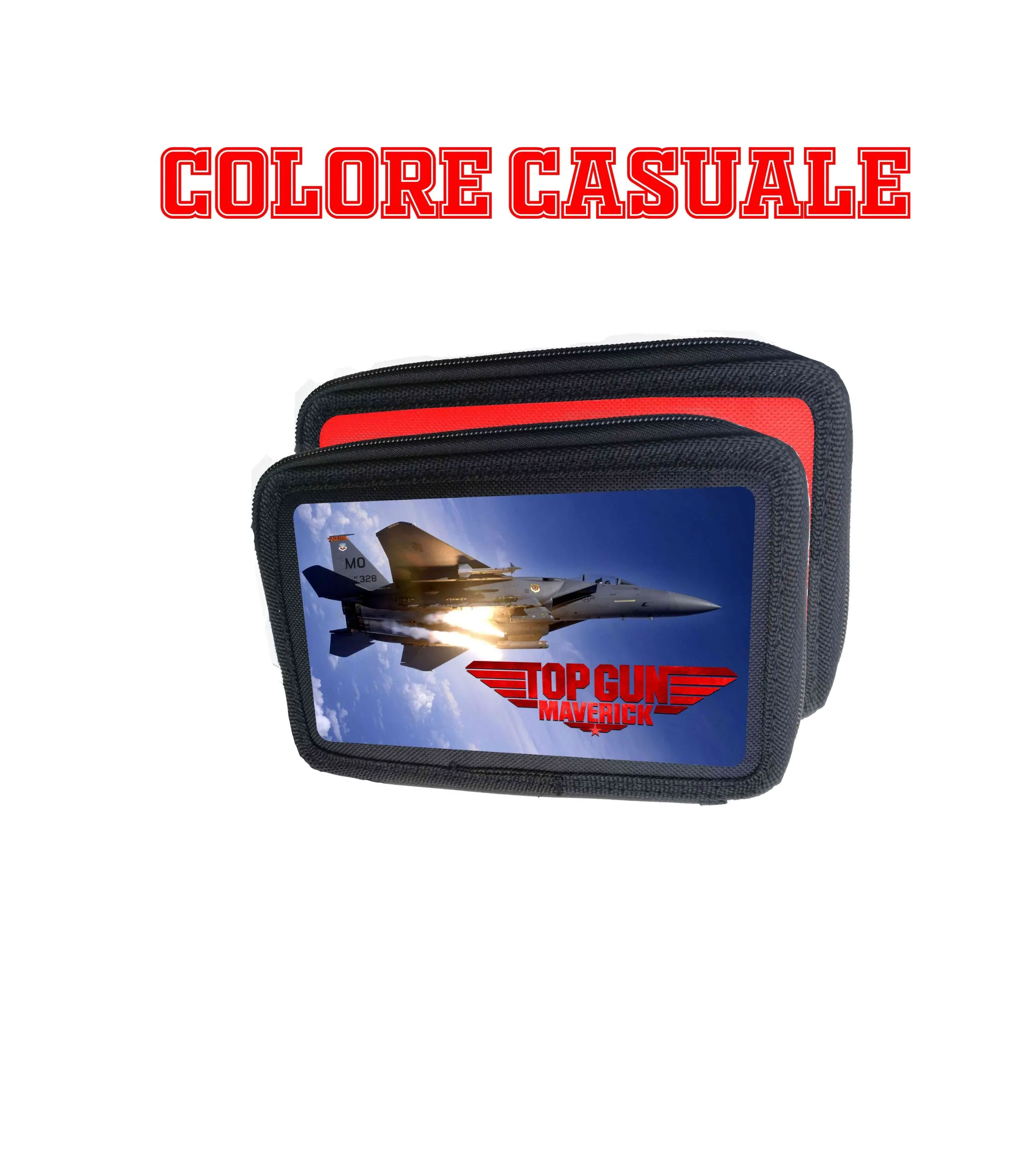 Top Gun Astuccio 3 zip portacolori Vuoto Colore Casuale