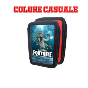 Fortnite  Era Astuccio 3 zip portacolori  Vuoto Colore Casuale