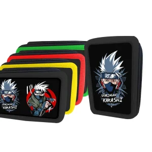 Astuccio Kakashi portacolori 3 zip