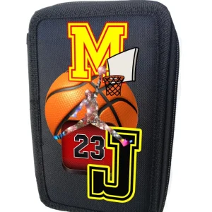 Astuccio jordan portacolori 3 cerniere zip Pennarelli Pastelli