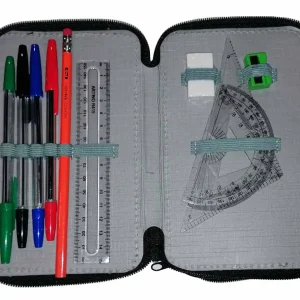 Astuccio Jordan portacolori 3 cerniere zip